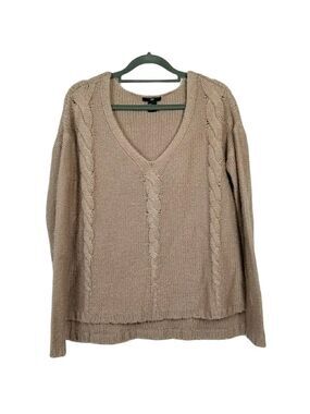 H&M chunky knit high low sweater sz medium